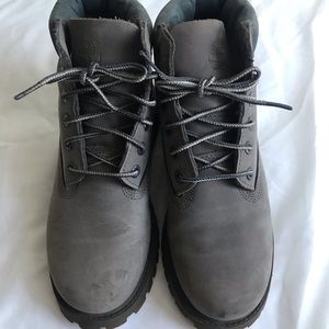 Timberland Boots in Taupe and Army Green